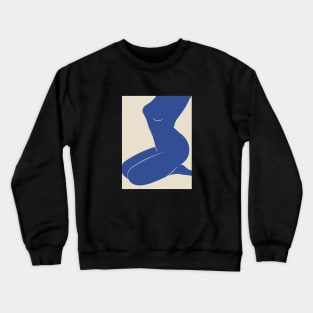 Woman body art, Matisse style print, Gallery art, Mid century modern art, Retro print, Abstract Crewneck Sweatshirt